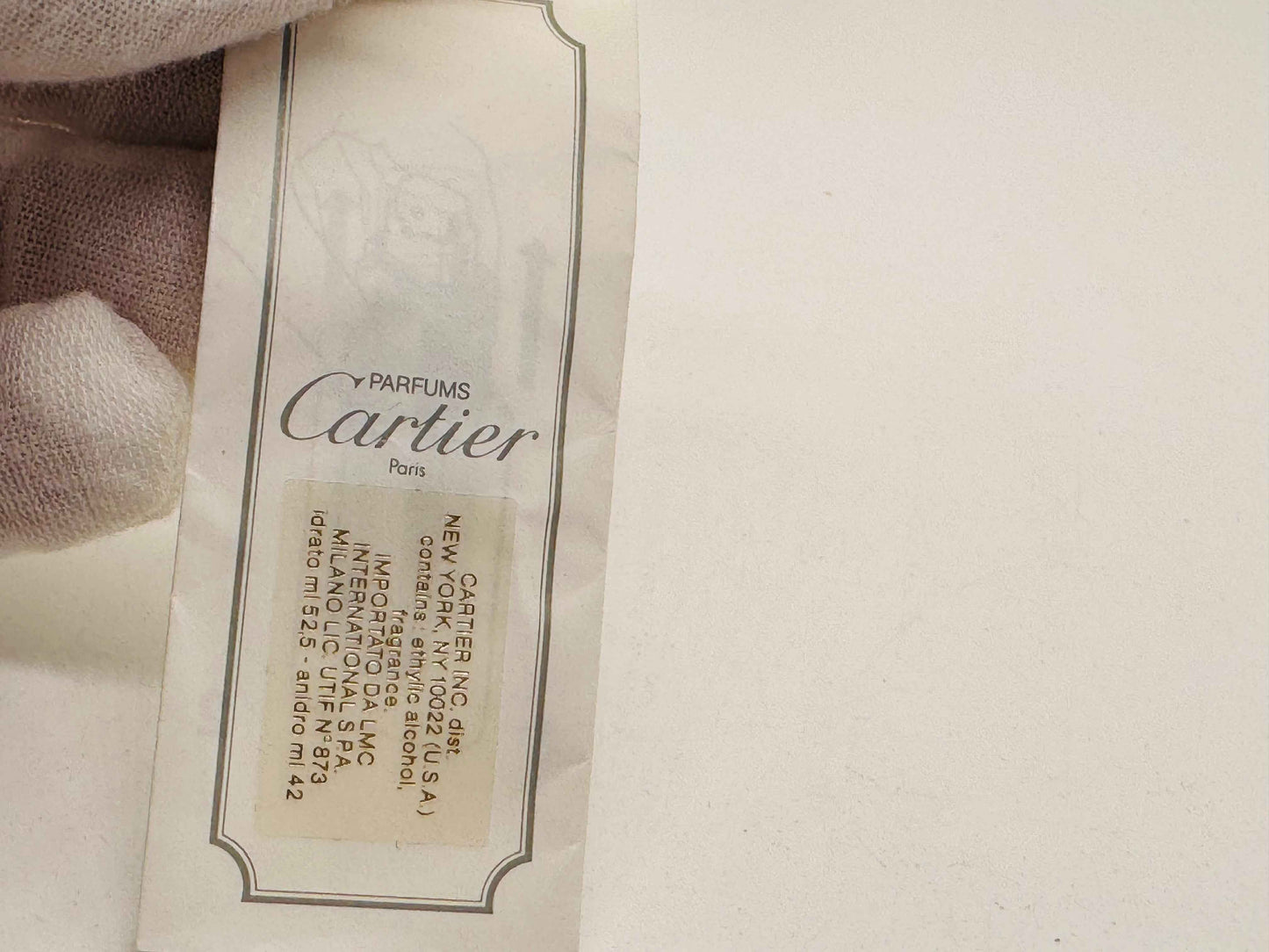 Profumo Vintage MUST de CARTIER PARFUM 50 ml spray Extrait ricarica Refill 1998 Raro