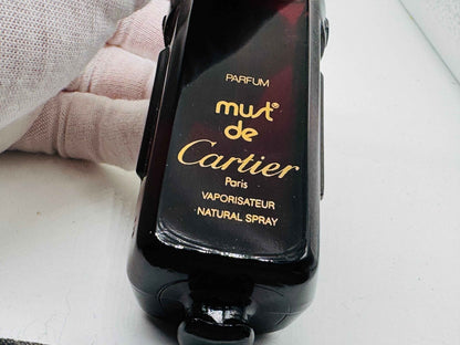 Profumo Vintage MUST de CARTIER PARFUM 50 ml spray Extrait ricarica Refill 1998 Raro