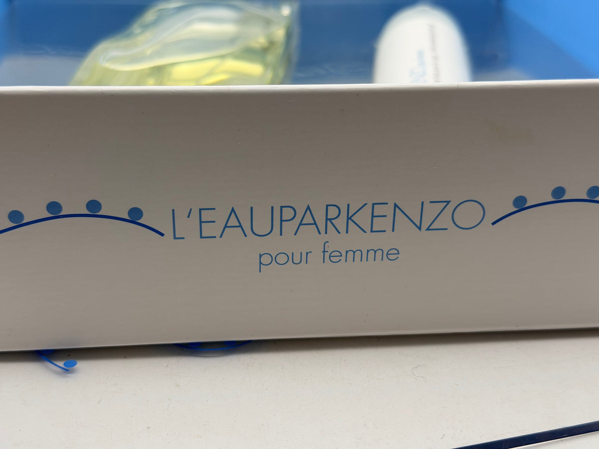 Kenzo L'Eau Par Kenzo Pour Femme 100 Ml Edt Spray Profumo Vintage Donna Coffret + shower gel