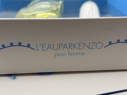 Kenzo L'Eau Par Kenzo Pour Femme 100 Ml Edt Spray Profumo Vintage Donna Coffret + shower gel