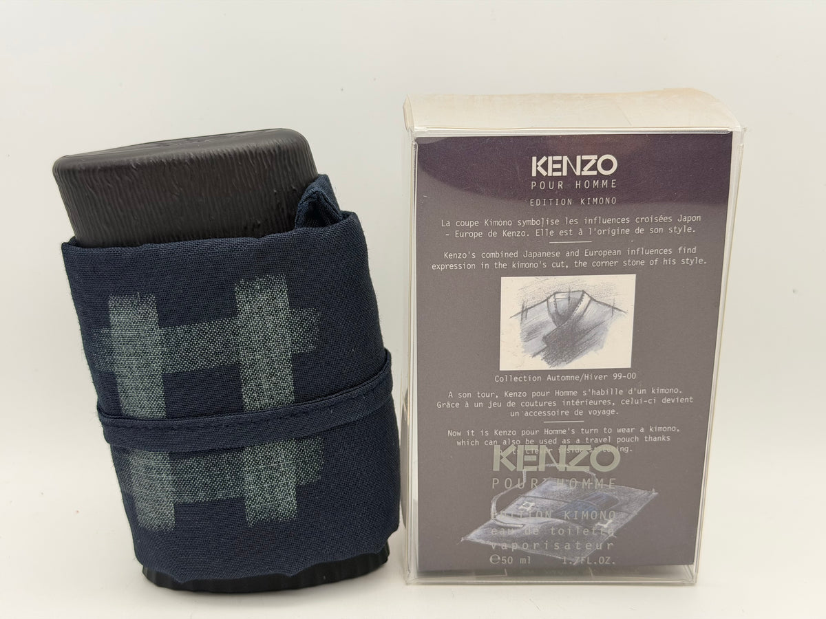 KENZO Pour HOMME KIMONO EDITION 50 ml Spray Profumo VINTAGE edt eau de toilette raro uomo anno 2000