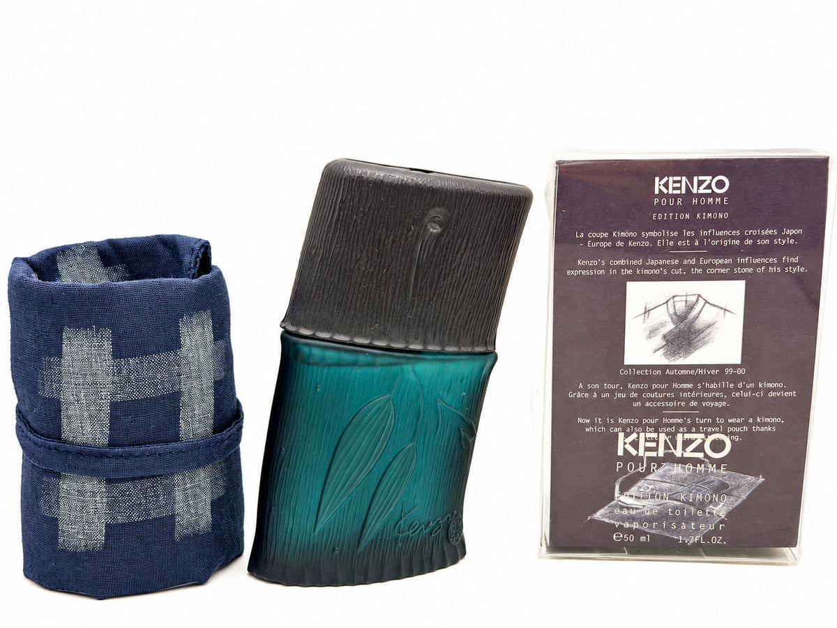 KENZO Pour HOMME KIMONO EDITION 50 ml Spray Profumo VINTAGE edt eau de toilette raro uomo anno 2000
