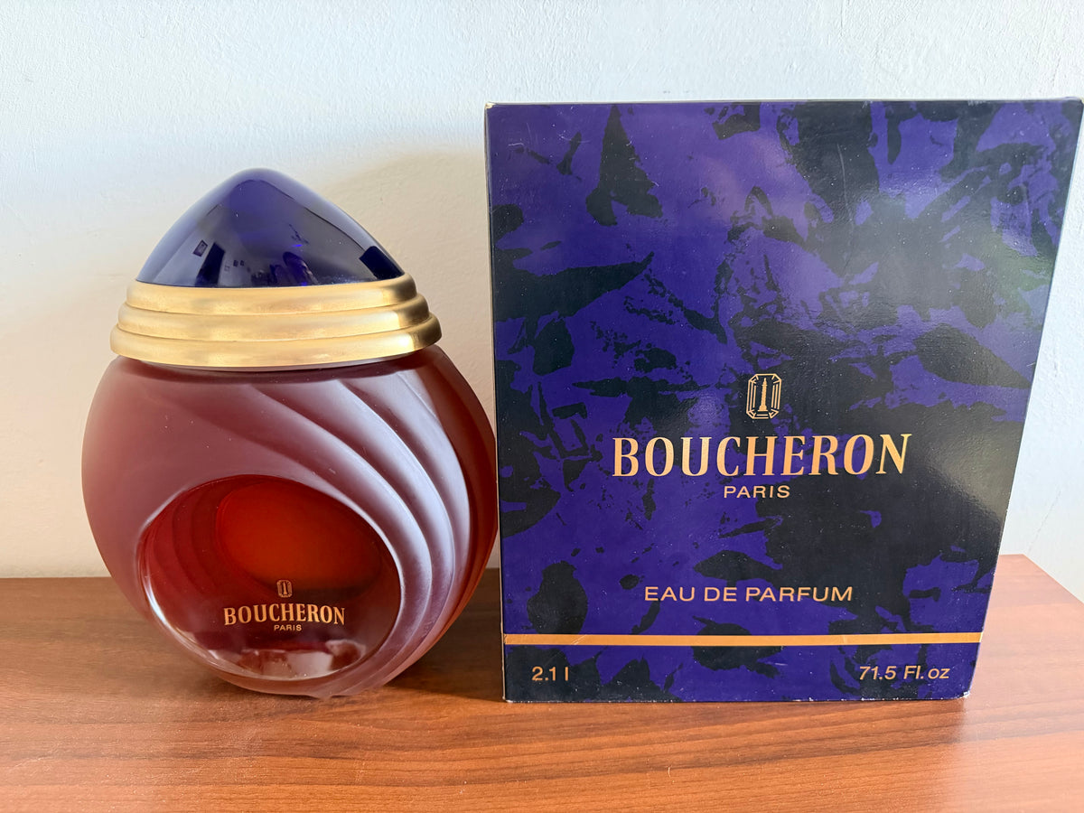 BOUCHERON Pour Femme 2,1 Litri Vero Profumo VINTAGE EDP 2100 ml Eau De Parfum Gigante XXL Big Bottle