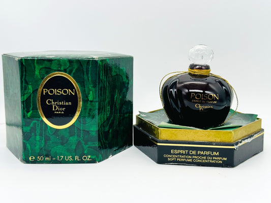 Dior Poison Esprit de Parfum Profumo Vintage 50 ml Splash – Concentration Proche du Parfum