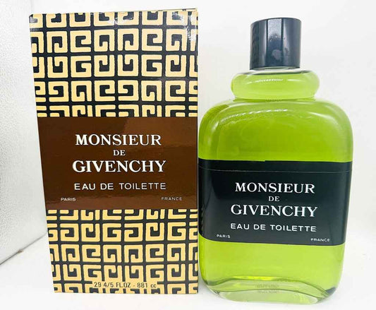 881 ml Profumo Vintage Givenchy Monsieur Eau de Toilette Edt Old Formula Anni 70