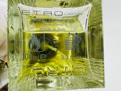 Profumo ETRO NEW TRADITION 100 ml VINTAGE edt spray Prima Edizione Uomo Donna