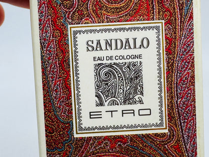 ETRO SANDALO Parfum 100 ml VINTAGE edc spray Première édition Eau De Cologne années 90 