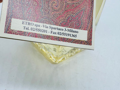 ETRO SANDALO Parfum 100 ml VINTAGE edc spray Première édition Eau De Cologne années 90 