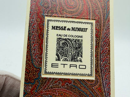 ETRO MESSE DE MINUIT 100 ml Profumo VINTAGE edt spray Eau De Cologne Donna Uomo Raro Discontinued