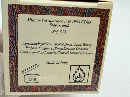 ETRO MESSE DE MINUIT 100 ml Profumo VINTAGE edt spray Eau De Cologne Donna Uomo Raro Discontinued