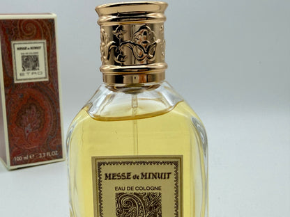 ETRO MESSE DE MINUIT 100 ml Profumo VINTAGE edt spray Eau De Cologne Donna Uomo Raro Discontinued