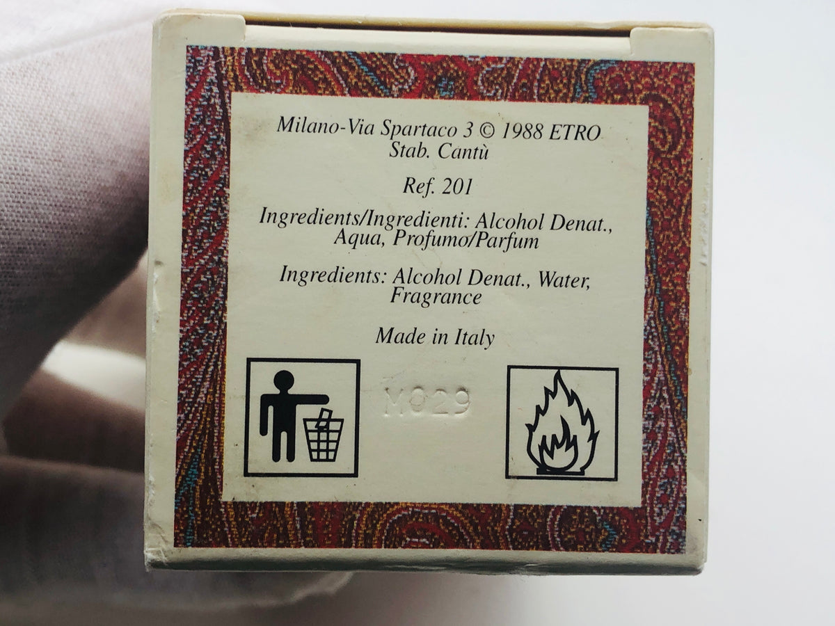 Profumo ETRO AMBRA 100 ml VINTAGE edc spray Prima Edizione Eau De Cologne anni 90