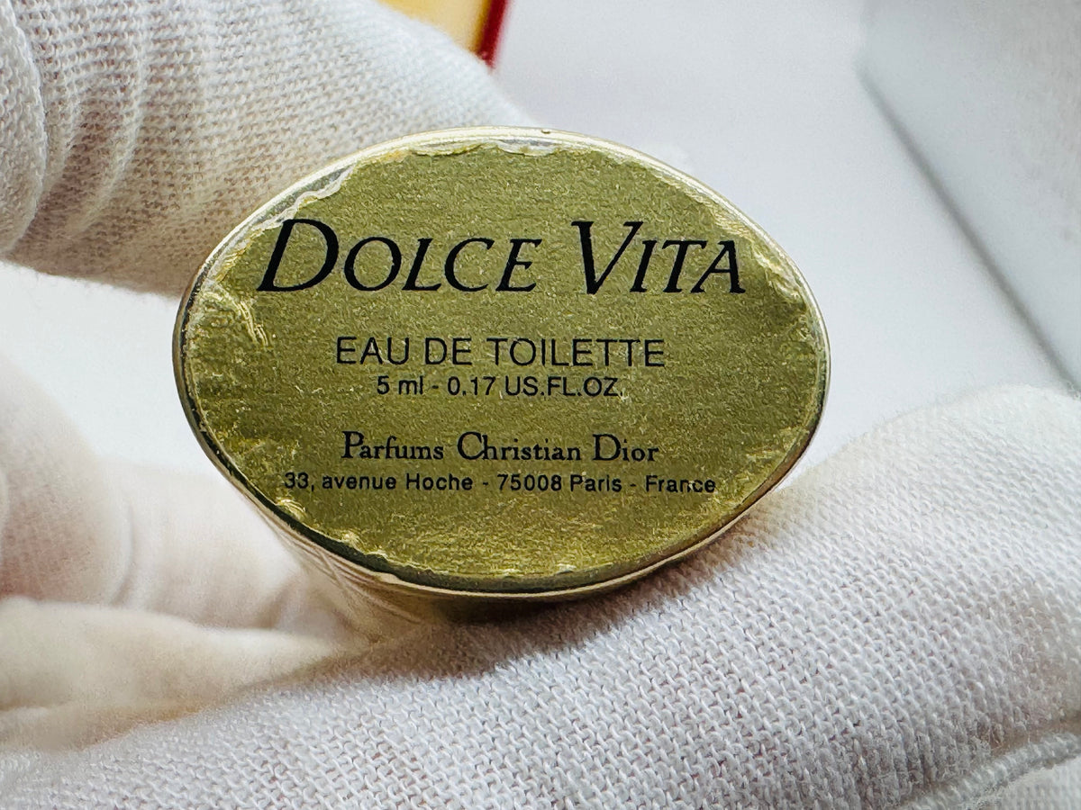 Dior Dolce Vita Profumo Vintage 50 ml + Purse Spray 5 ml + Specchio – Cofanetto 1999