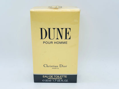 Profumo Dior Dune Pour Homme Vintage 50 Ml Edt Spray uomo Christian Sigillato 1997