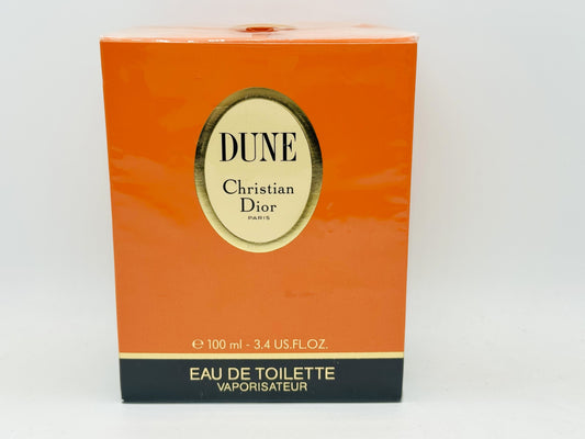 Profumo Vintage Dior Dune 100 Ml Edt Spray Raro Sigillato 1993 Eau De Toilette Christian