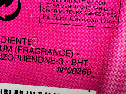 Profumo Vintage Chris 1947 Dior 50 Ml Spray Edt Limited Edition 2003 Christian 3H01 raro