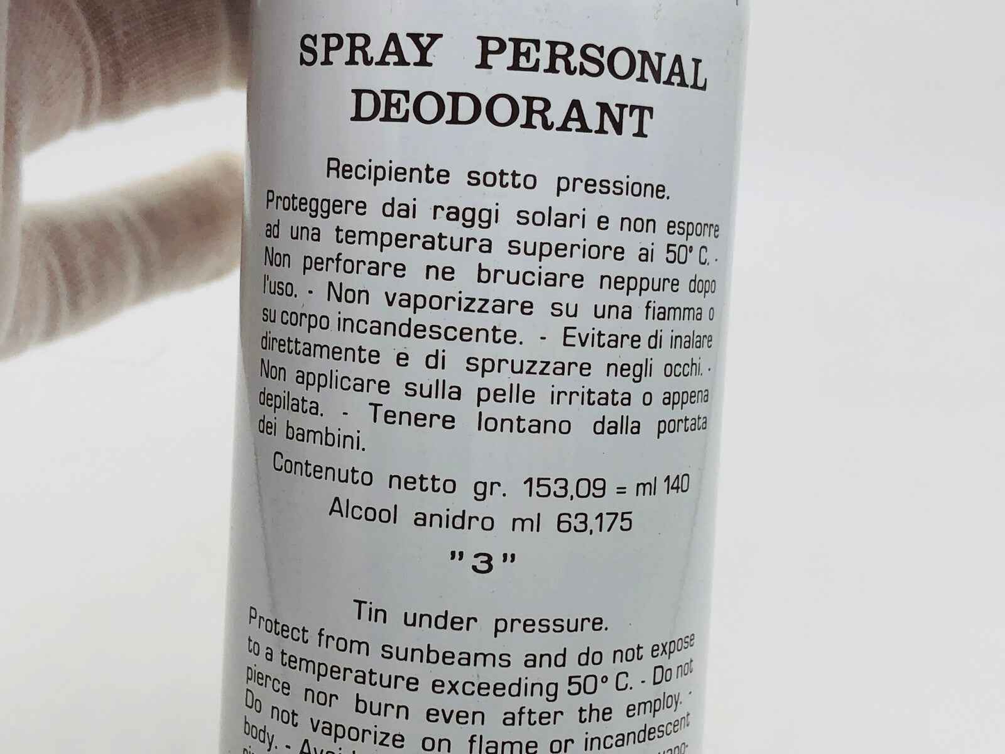 Deodorante uomo ADAM bruyère 150 ml spray profumo vintage