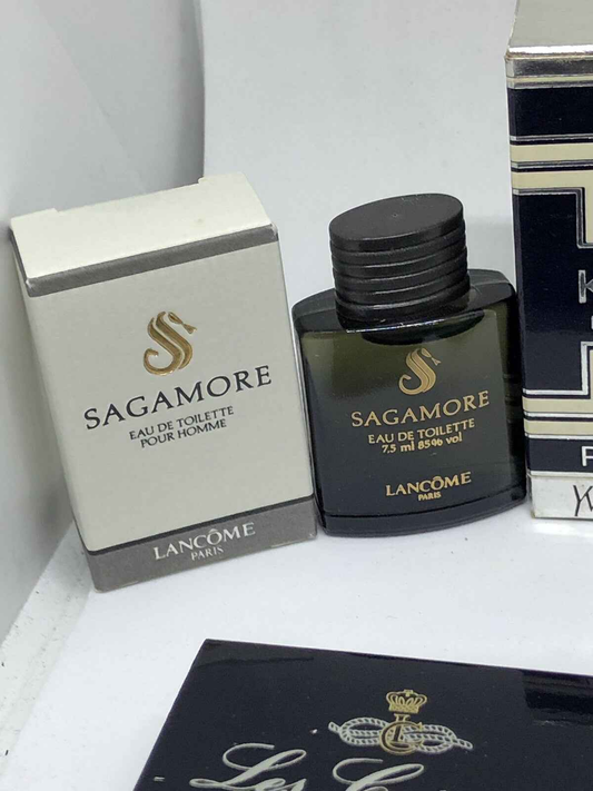 5 MIGNON VINTAGE YSL KOUROS LANCOME SAGAMORE TROPHEE DRAKKAR NOIR DIANA profumo