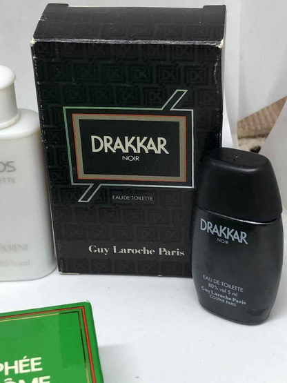 5 MIGNON VINTAGE YSL KOUROS LANCOME SAGAMORE TROPHEE DRAKKAR NOIR DIANA profumo