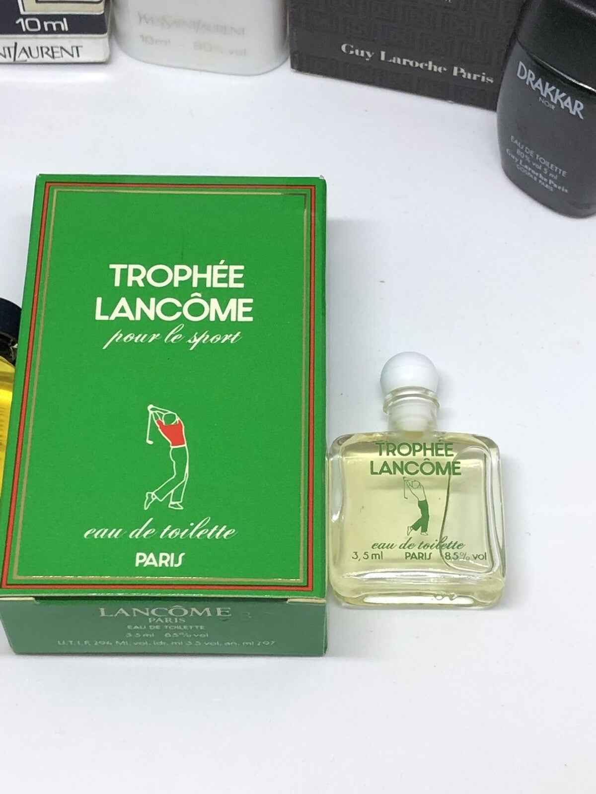 5 MIGNON VINTAGE YSL KOUROS LANCOME SAGAMORE TROPHEE DRAKKAR NOIR DIANA profumo