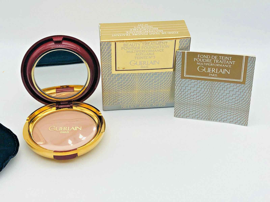 GUERLAIN FOND DE TEINT VINTAGE 13 gr N°5 REFILLABLE FONDOTINTA POWDER FOUNDATION