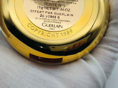 GUERLAIN FOND DE TEINT VINTAGE 13 gr N°5 REFILLABLE FONDOTINTA POWDER FOUNDATION