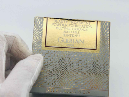 GUERLAIN FOND DE TEINT VINTAGE 13 gr N°5 REFILLABLE FONDOTINTA POWDER FOUNDATION