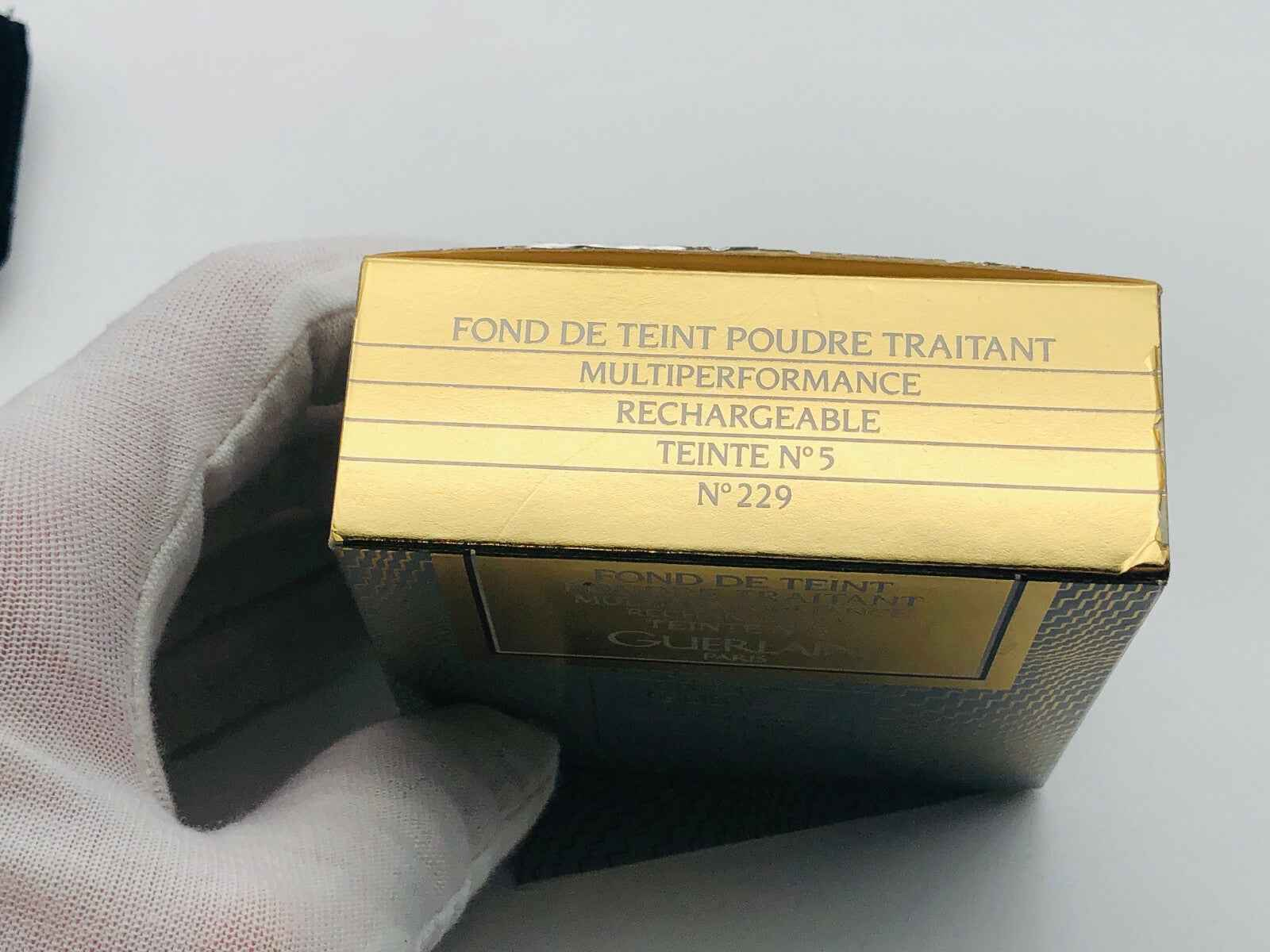 GUERLAIN FOND DE TEINT VINTAGE 13 gr N°5 REFILLABLE FONDOTINTA POWDER FOUNDATION