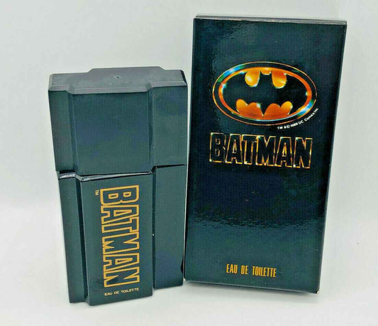 DC COMICS BATMAN profumo vintage 50 ml edt splash pre barcode raro 1989 KNAUF