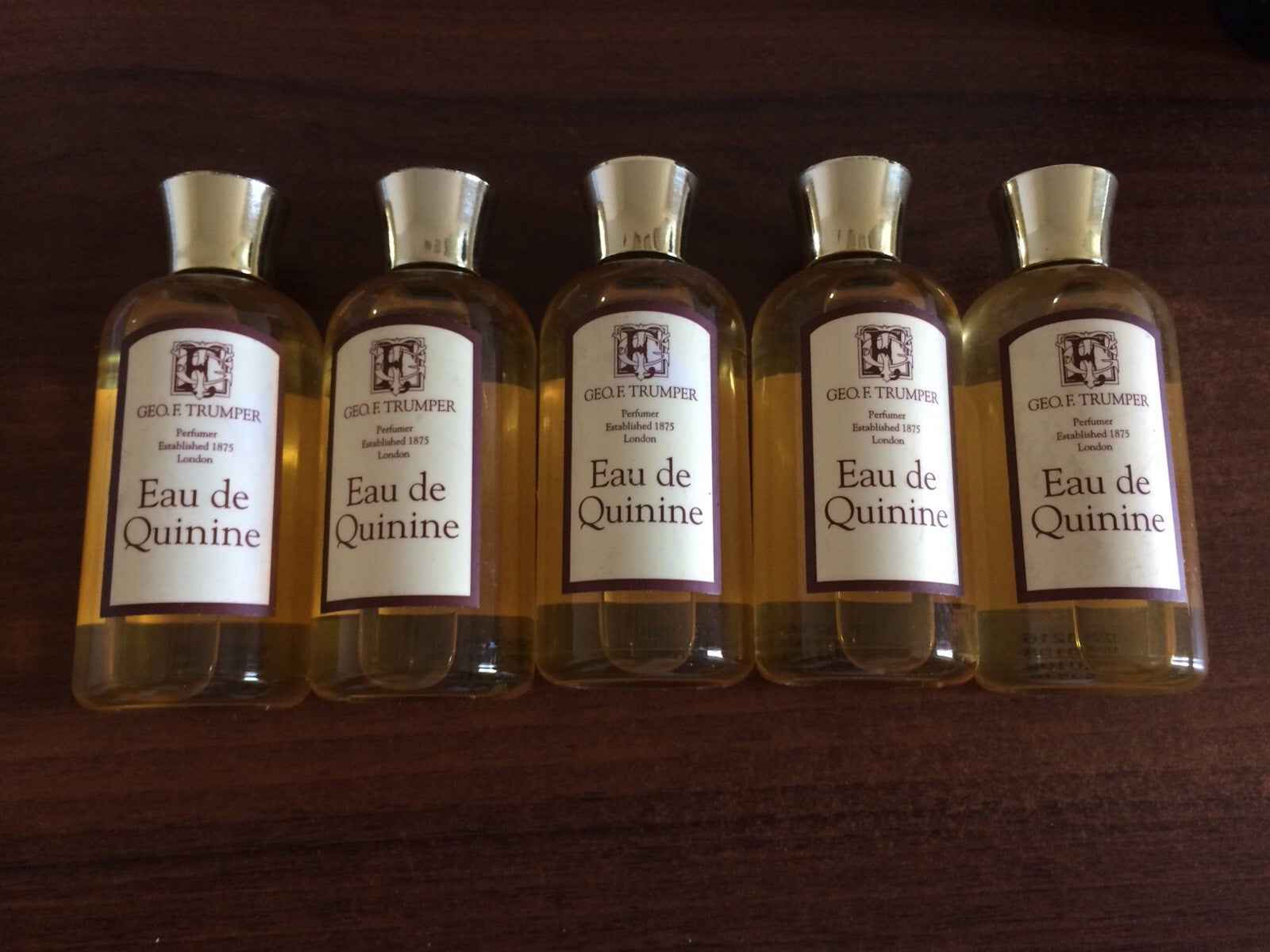 STOCK 5X GEO F TRUMPER EAU DE QUININE 5x 100 ml profumo colonia uomo VINTAGE