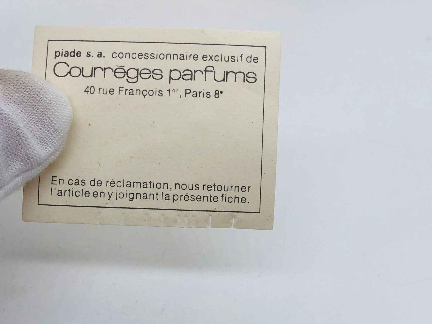 COURREGES EMPREINTE vintage PARFUM 60 ml Extrait puro profumo splash estratto