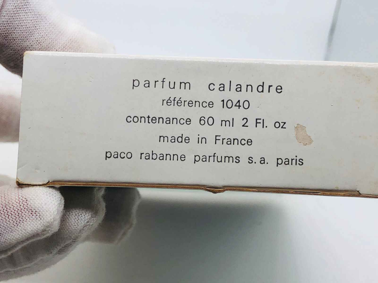 CALANDRE PACO RABANNE vintage PARFUM 60 ml Extrait puro profumo splash estratto