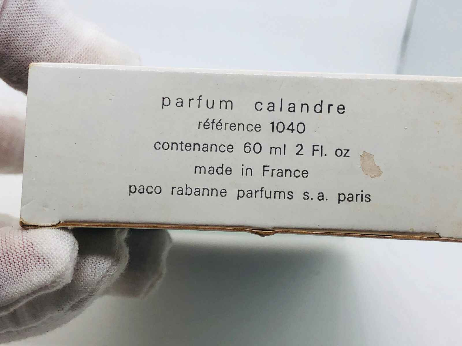 CALANDRE PACO RABANNE vintage PARFUM 60 ml Extrait puro profumo splash estratto