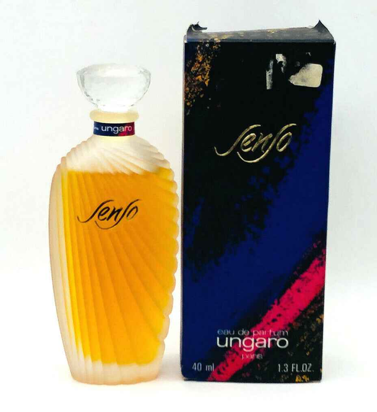 SENSO EMANUEL UNGARO PROFUMO DONNA VINTAGE 40 ML EDP SPLASH EAU DE PARFUM RARO