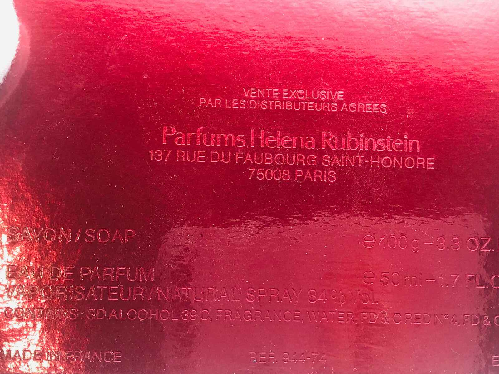 HELENA RUBINSTEIN BARYNIA VINTAGE profumo 50 ml EDP spray SOAP SAPONETTA COFFRET