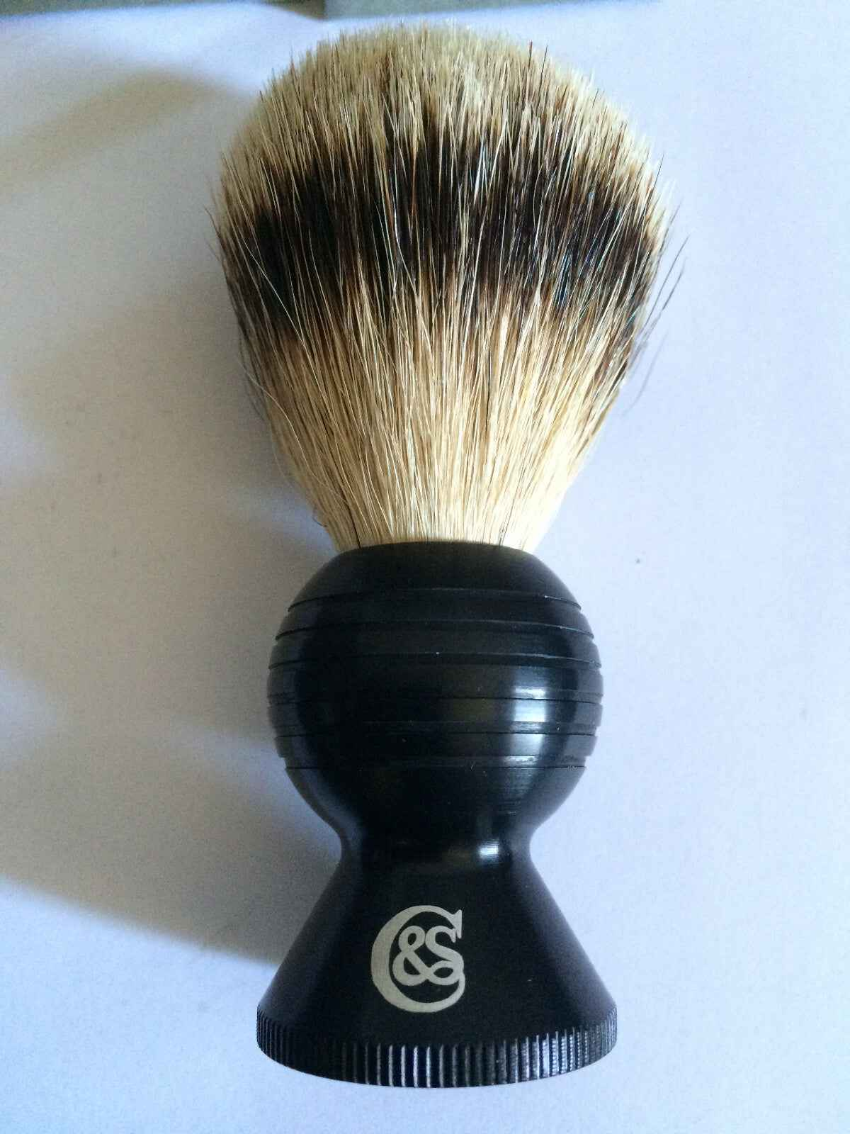 CZECH & SPEAKE N 88 pennello da barba shaving brush silvertip badger vintage