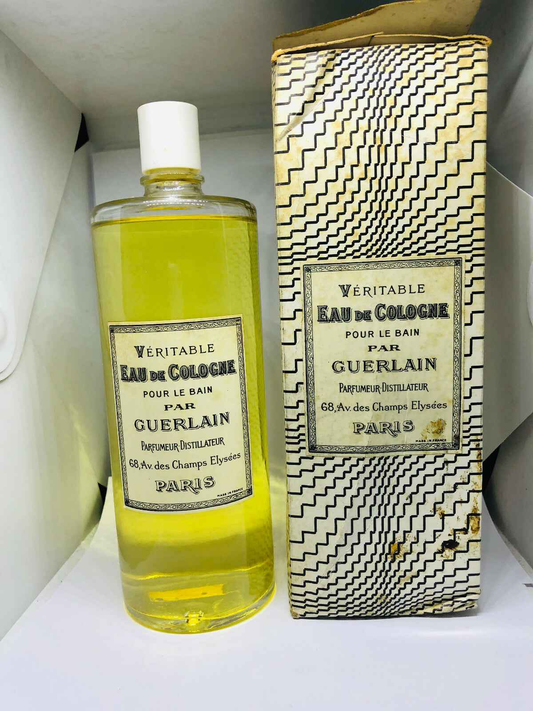 VERITABLE GUERLAIN pour le bain 1980 profumo vintage 500 ml eau de cologne edc