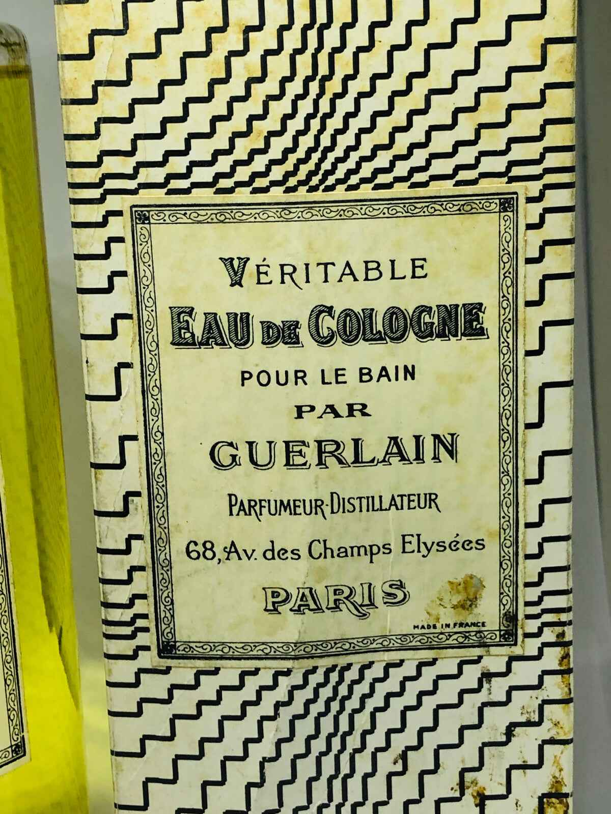 VERITABLE GUERLAIN pour le bain 1980 profumo vintage 500 ml eau de cologne edc