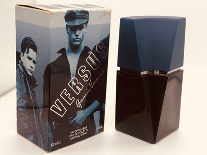 Profumo Vintage VERSACE VERSUS Uomo 100 ml Edt Spray uomo Gianni 1992 raro homme