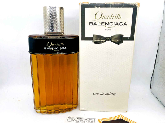 450 ml BALENCIAGA QUADRILLE VINTAGE profumo edt splash XL BOTTLE old formula