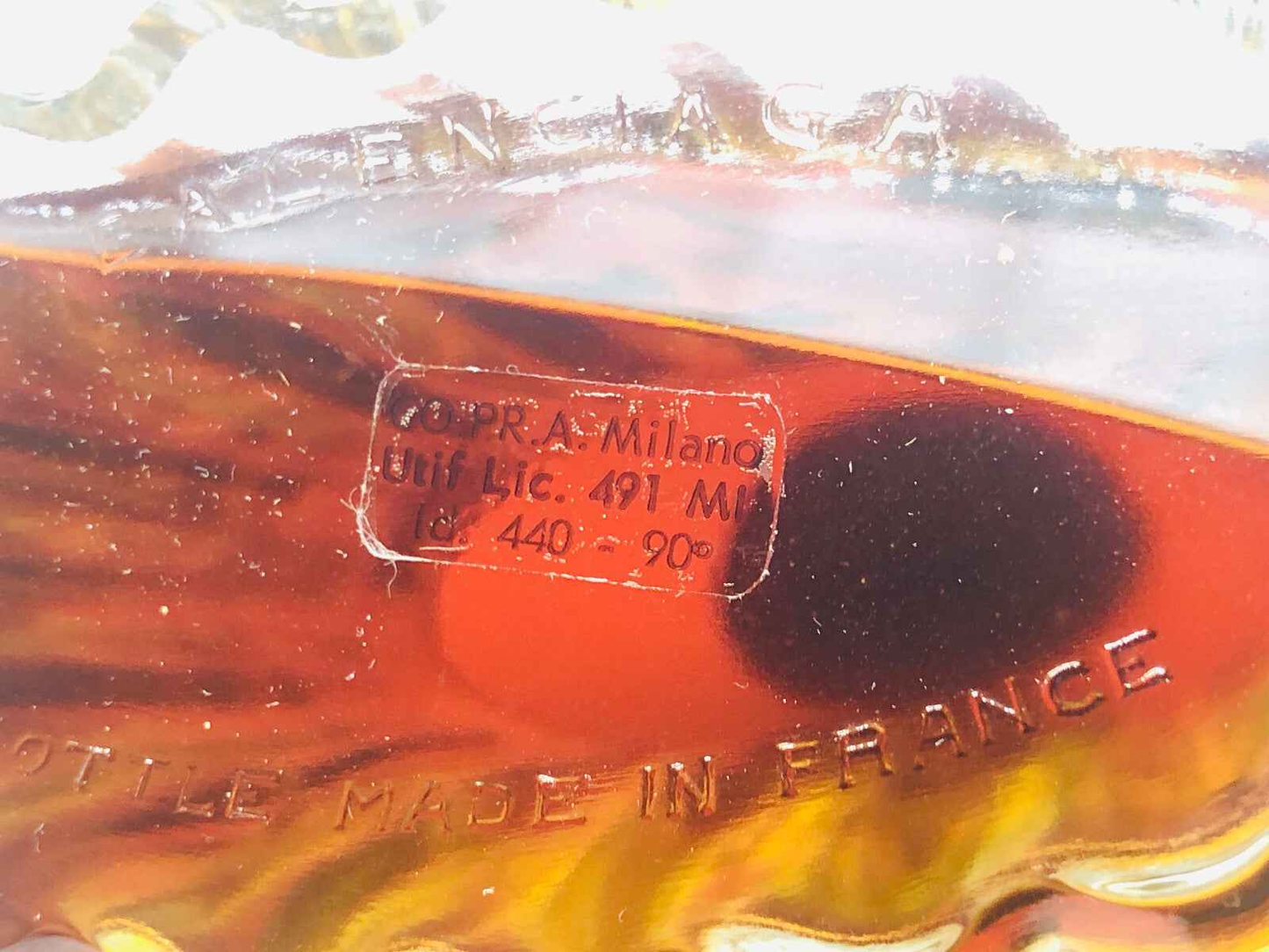 450 ml BALENCIAGA QUADRILLE VINTAGE profumo edt splash XL BOTTLE old formula