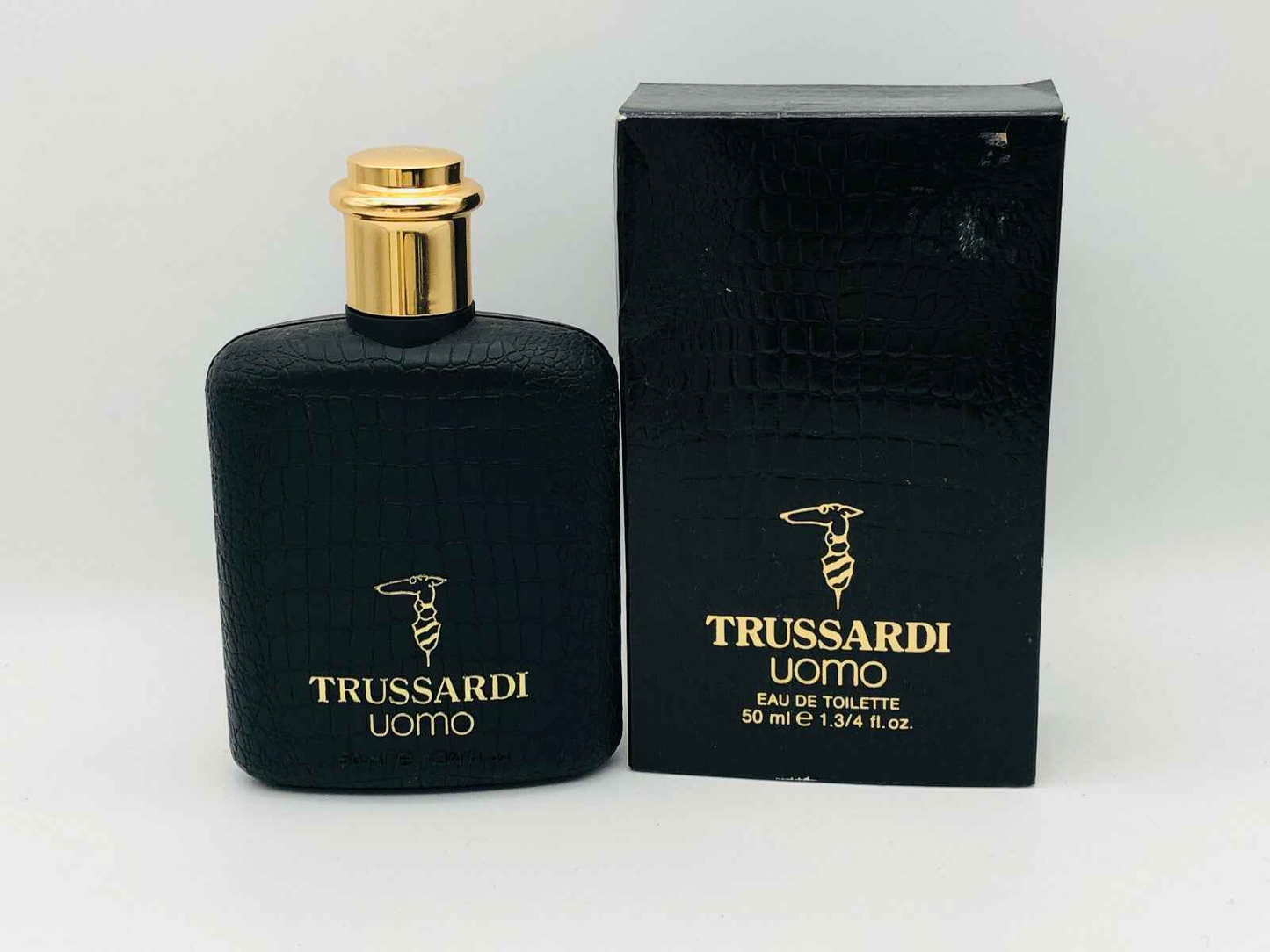 PROFUMO TRUSSARDI UOMO VINTAGE EDT UOMO 50 ml SPLASH PRE BARCODE POUR HOMME RARO