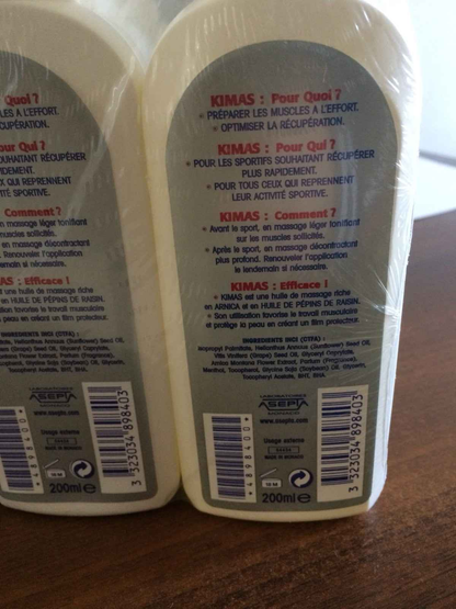 STOCK 15 AKILEINE KIMAS OLIO MASSAGGIO MUSCOLI CORPO ARNICA SPORT 200 ML LOTTO
