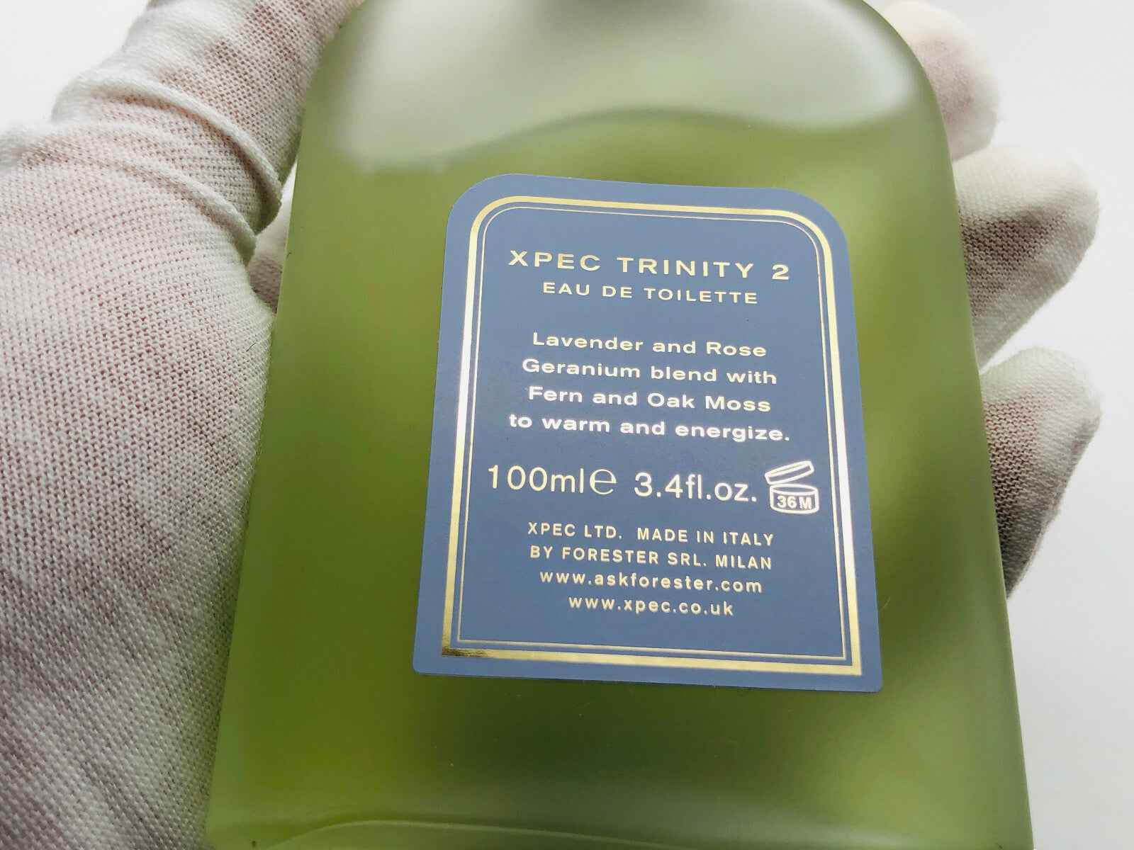 XPEC TRINITY 2 vintage 100 ml edt profumo UOMO DONNA eau toilette spray NICCHIA