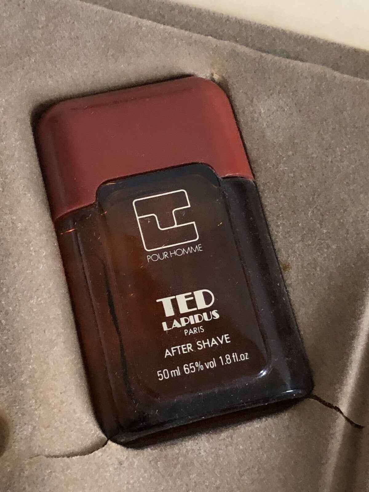 TED LAPIDUS POUR HOMME Coffret CASINO CARTE vintage 50 ml after shave men