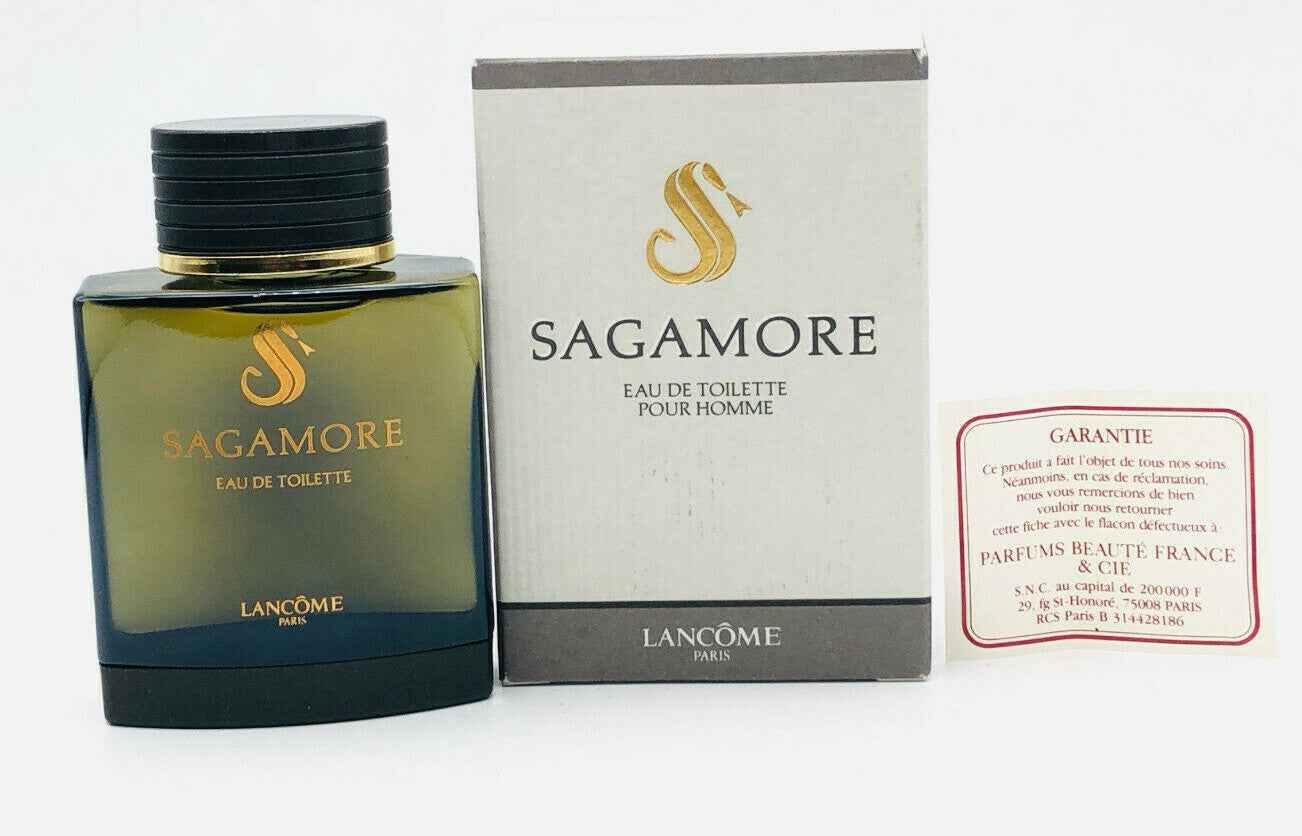 LANCOME SAGAMORE POUR HOMME VINTAGE PROFUMO 50 ML EDT SPLASH RARE SEALED UOMO