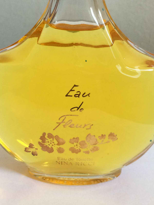 NINA RICCI EAU DE FLEURS VINTAGE profumo donna 100 ml EDT SPLASH LALIQUE NO BOX