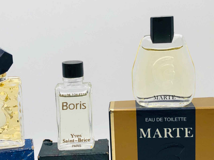 4X MIGNON UOMO POUR HOMME VINTAGE PROFUMO 5 ml EDT MIMMINA SALVADOR DALI BORIS