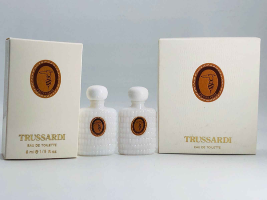 2X MIGNON TRUSSARDI DONNA 6 ML profumo mignon Trussardi donna 6 ml Edt MINI EAU DE TOILETTE 2 PEZZI