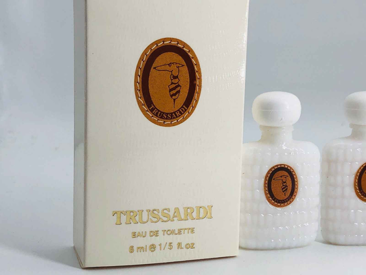 2X MIGNON TRUSSARDI DONNA 6 ML profumo mignon Trussardi donna 6 ml Edt MINI EAU DE TOILETTE 2 PEZZI